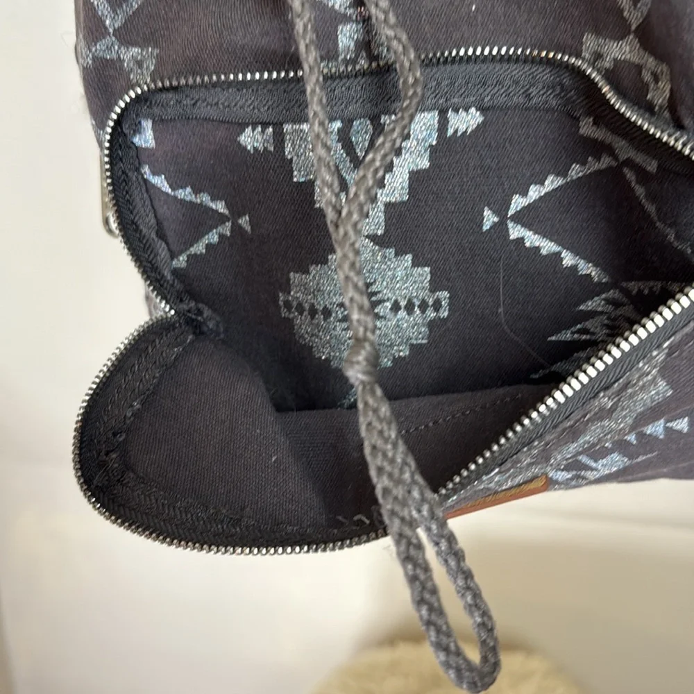 PINK Victorias Secret Gray and metallic Silver Women’s Backpack